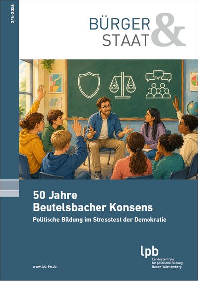 B&S 2-3/2026 50 Jahre Beutelsbacher Konsens. B&S 2-3/2026 50 Jahre Beutelsbacher Konsens.